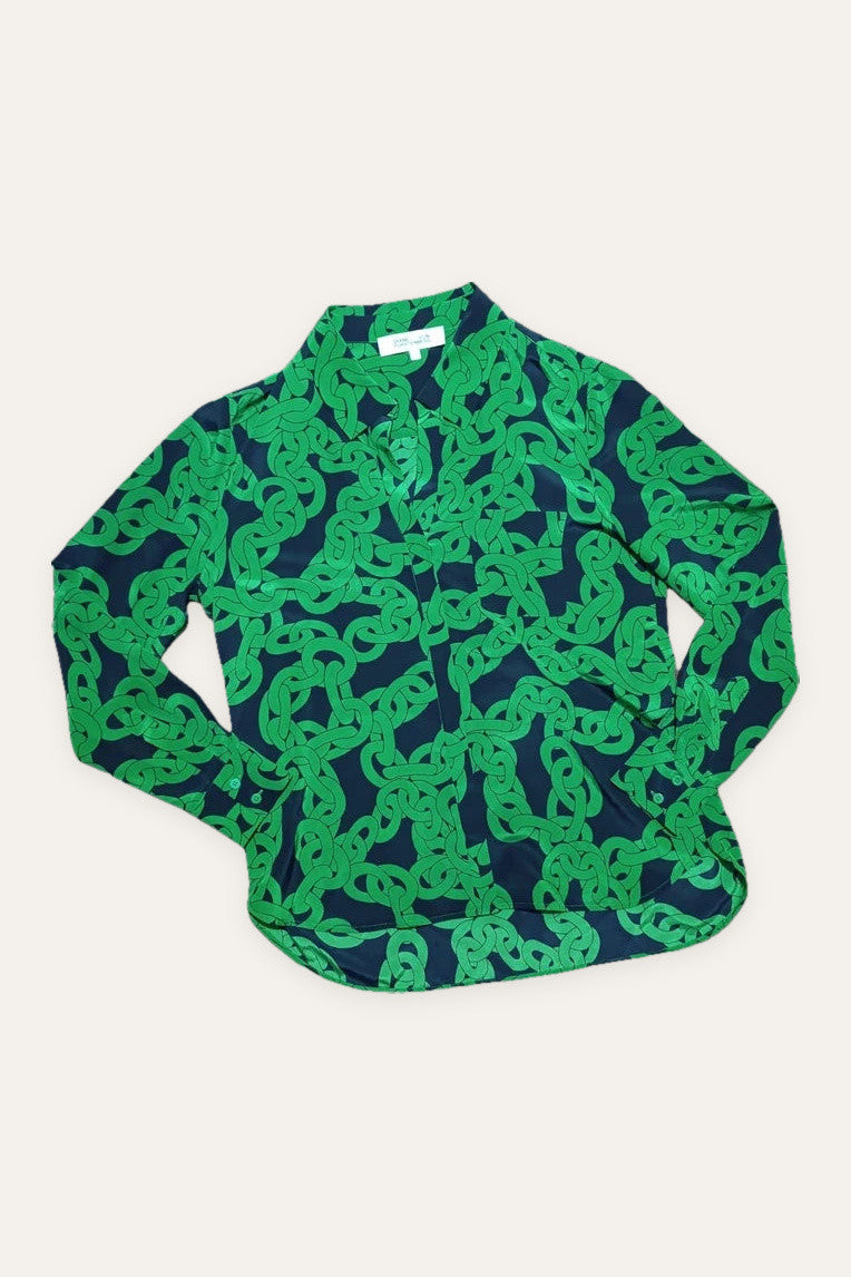 Diane von Furstenberg silk shirt