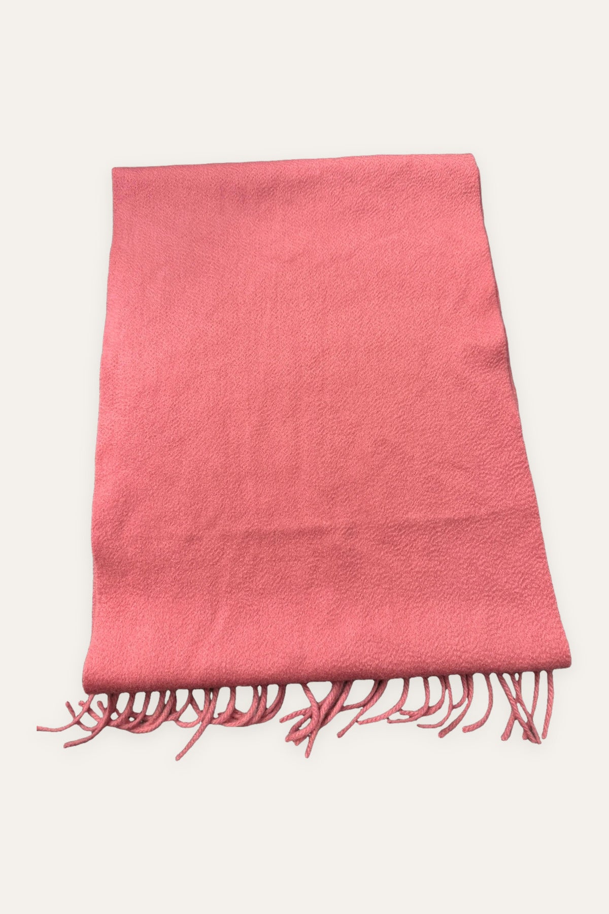 Eric Bompard cashmere dusty pink scarf