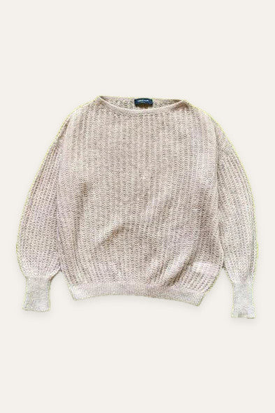 Fabiana Filippi beige mohair alpaca sweater