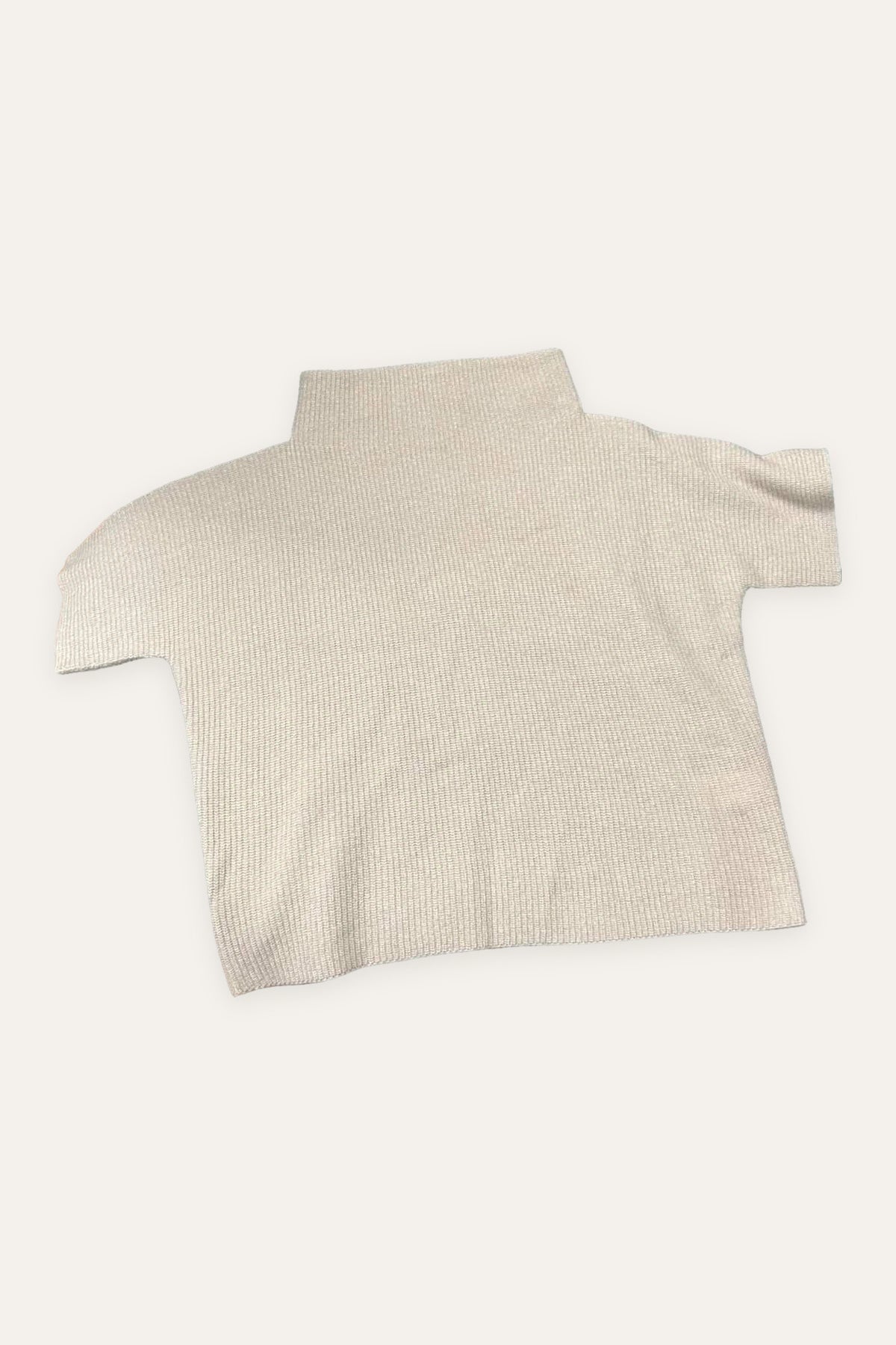 Fabiana Filippi wool mohair silk cashmere blend cream lightly shimmery sweater