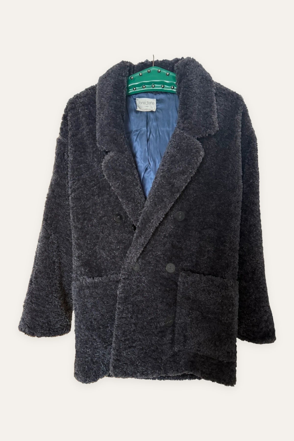 Forte Forte anthracite fur coat