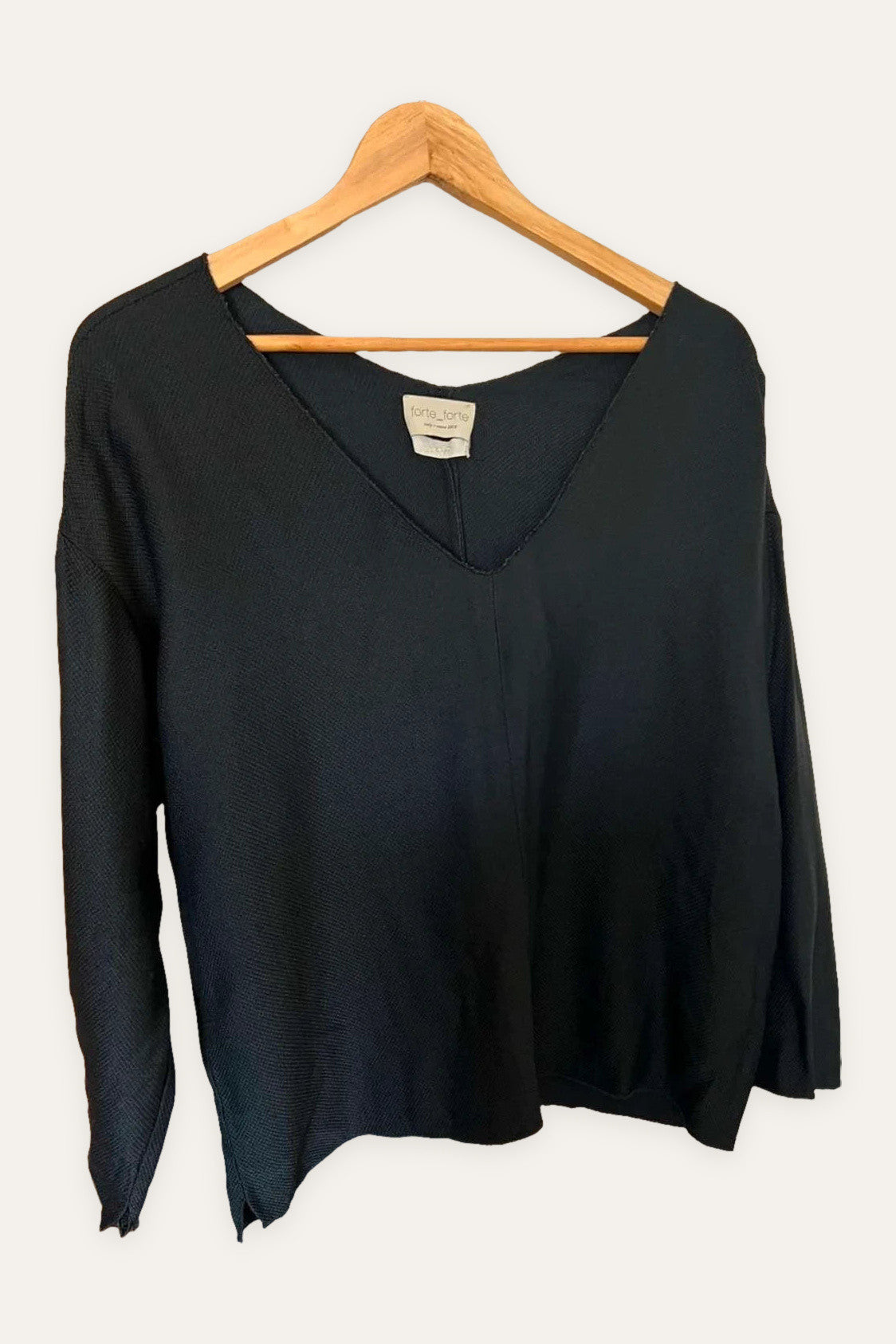 Forte Forte black viscose blouse