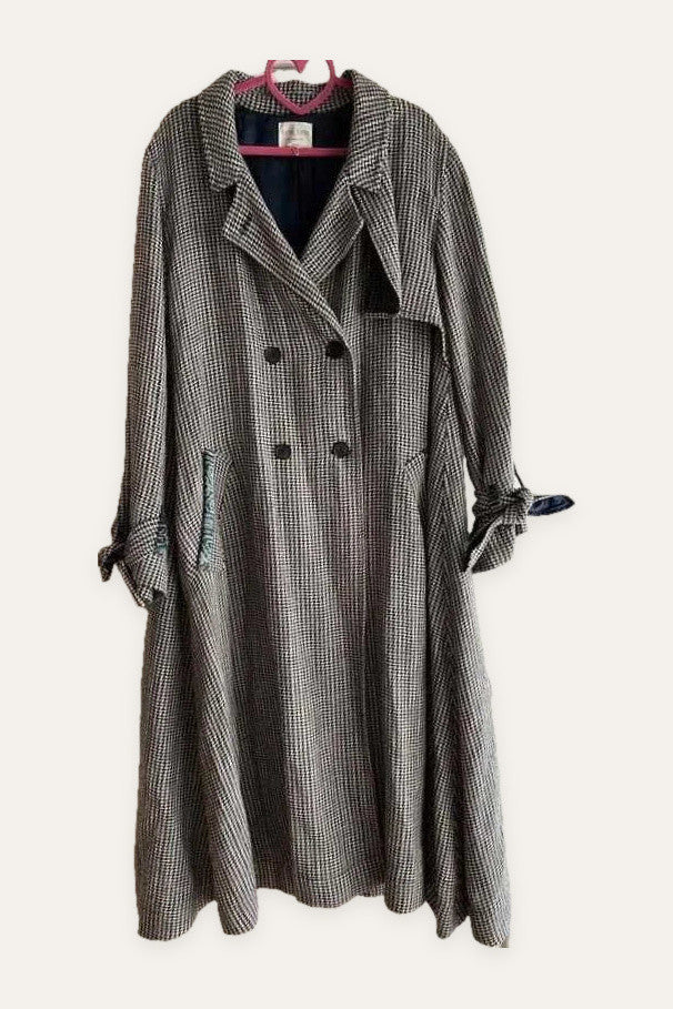 Forte Forte linen wool oversize trench coat