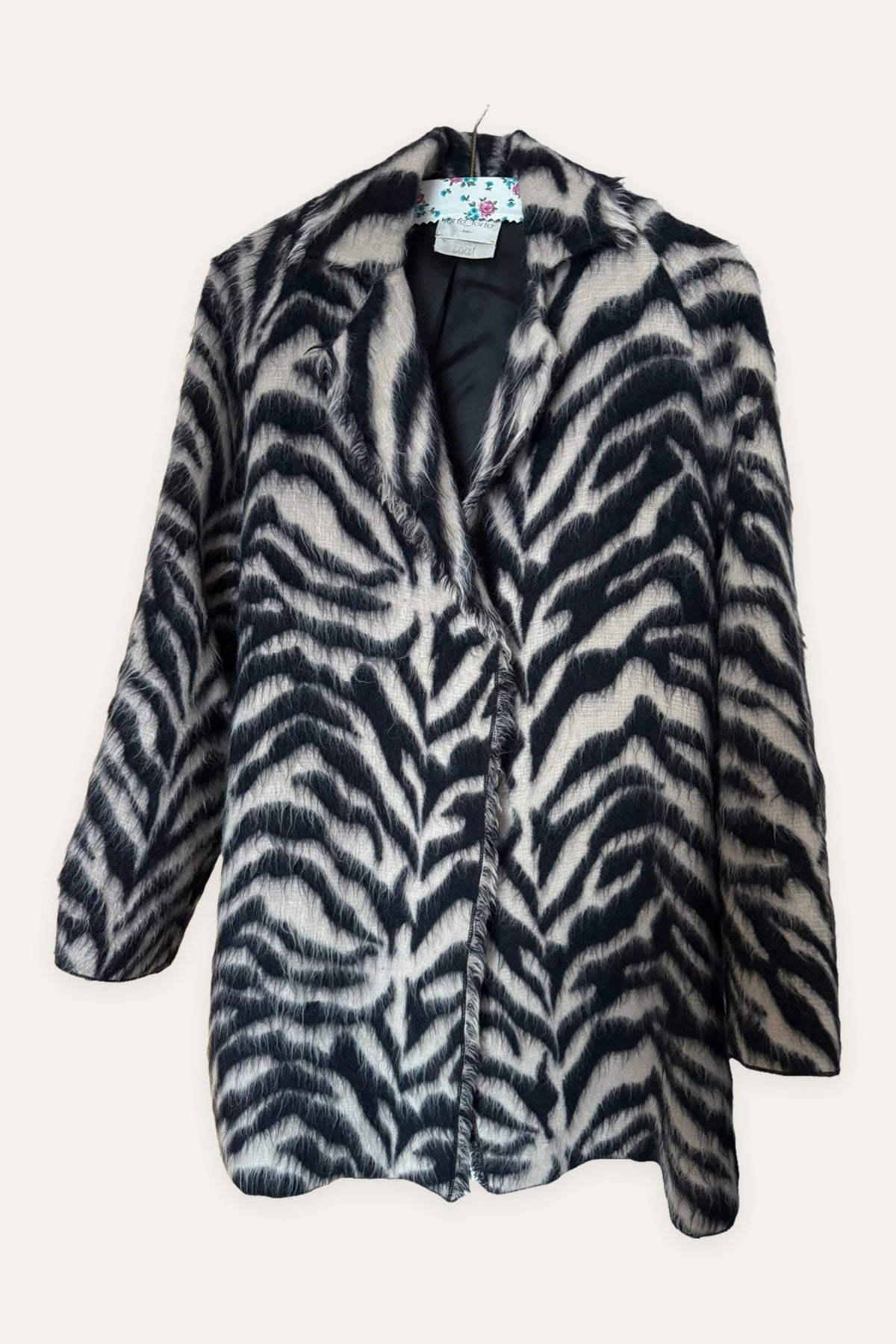 Forte Forte new zebra print wool alpaca coat jacket