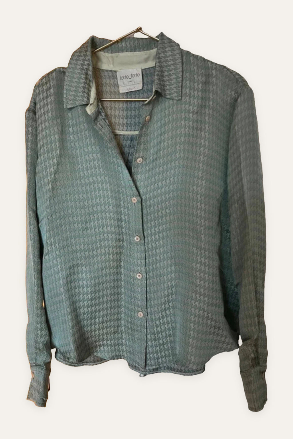 Forte Forte turquoise viscose shirt