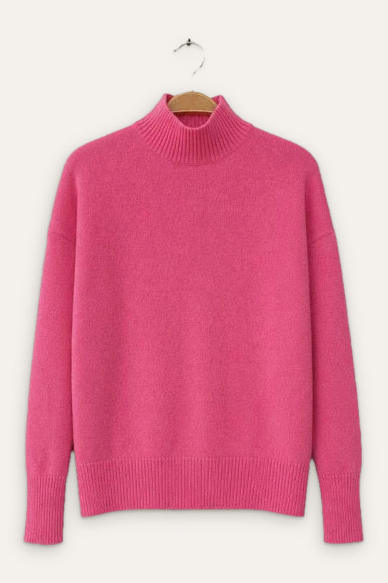 From future pink cashmere turtleneck sweater