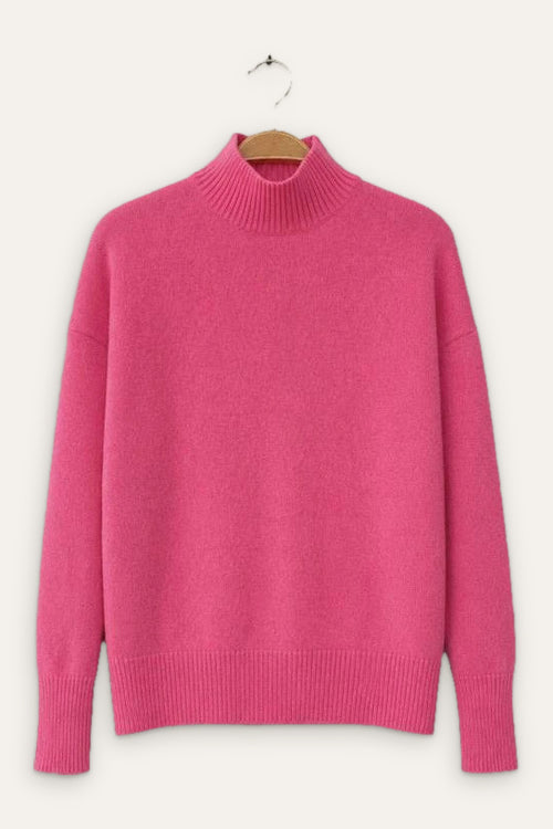 From future pink cashmere turtleneck sweater