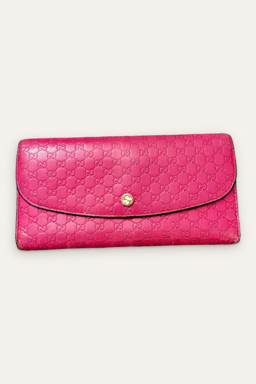Gucci Microguccissima interlocking G continental wallet