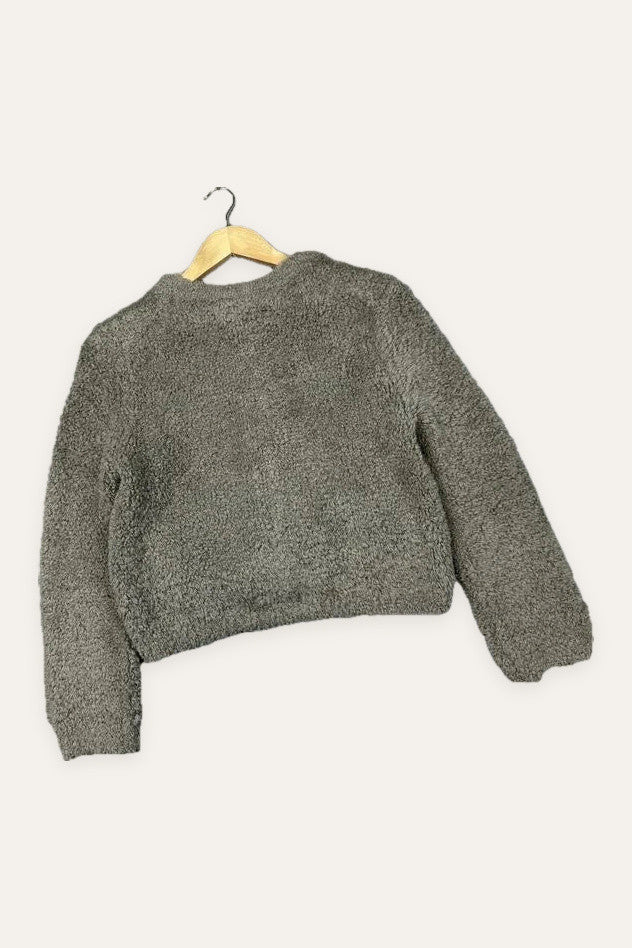 Hemisphere beige wool cardigan jacket