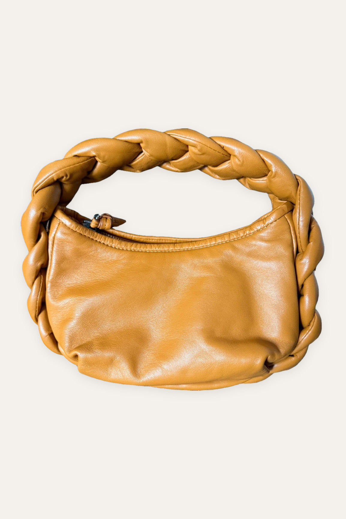 Hereu brown leather mini bag