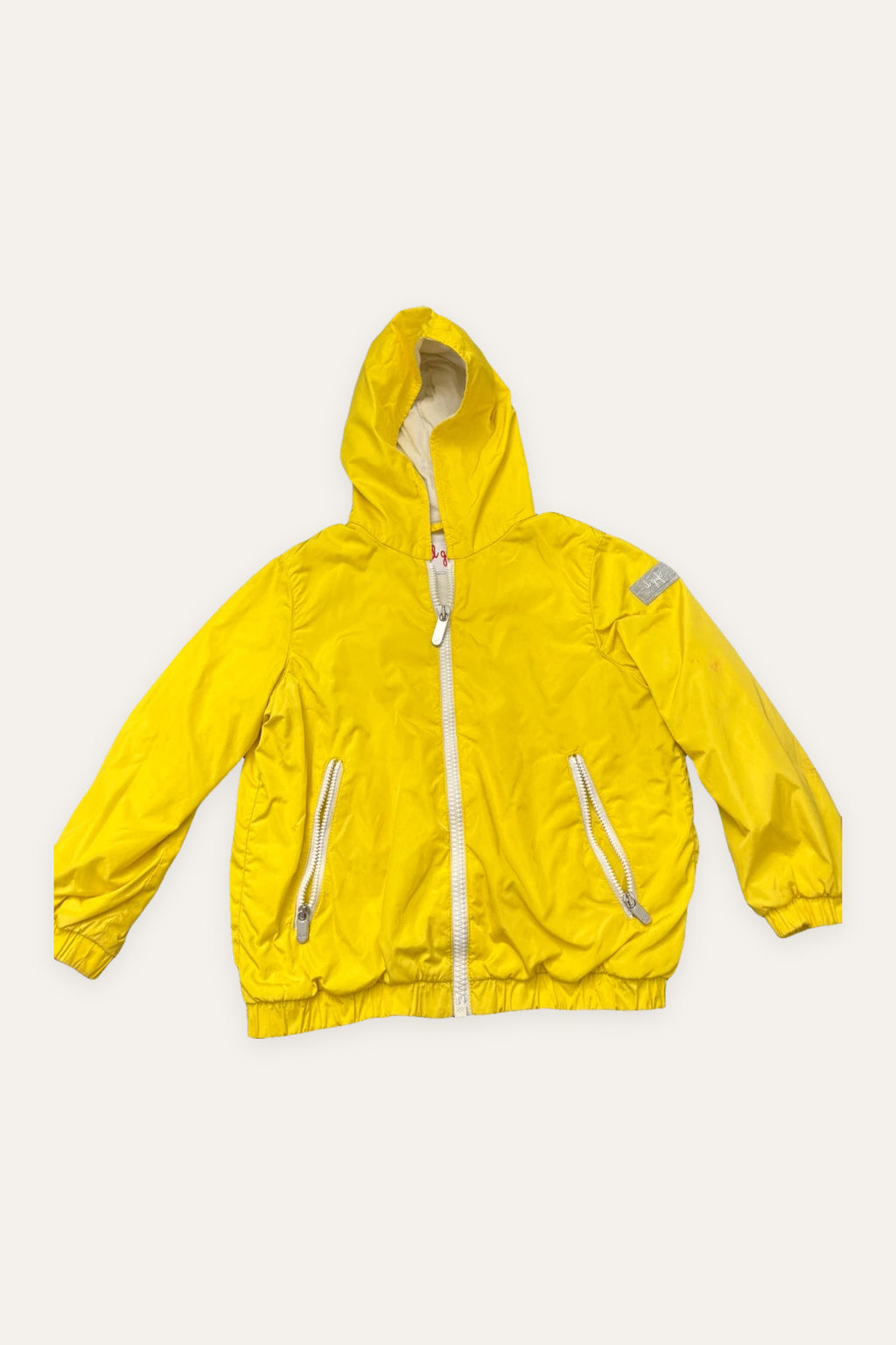 Il Gufo light yellow windproof jacket
