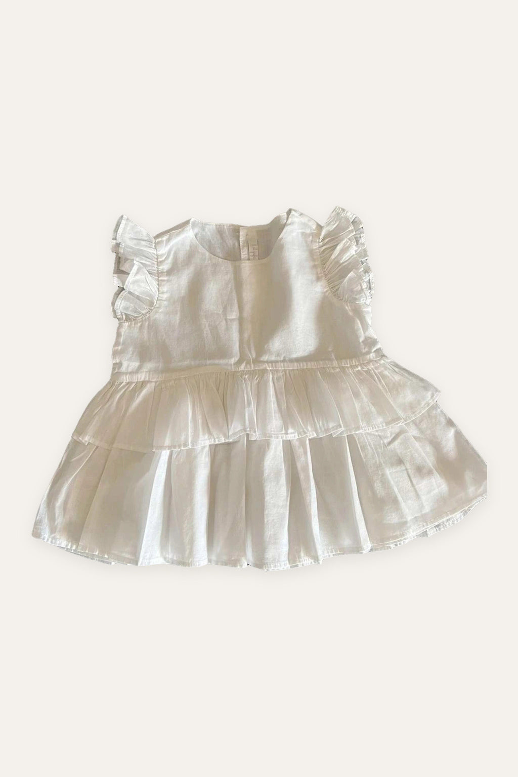 Il Gufo white cotton dress