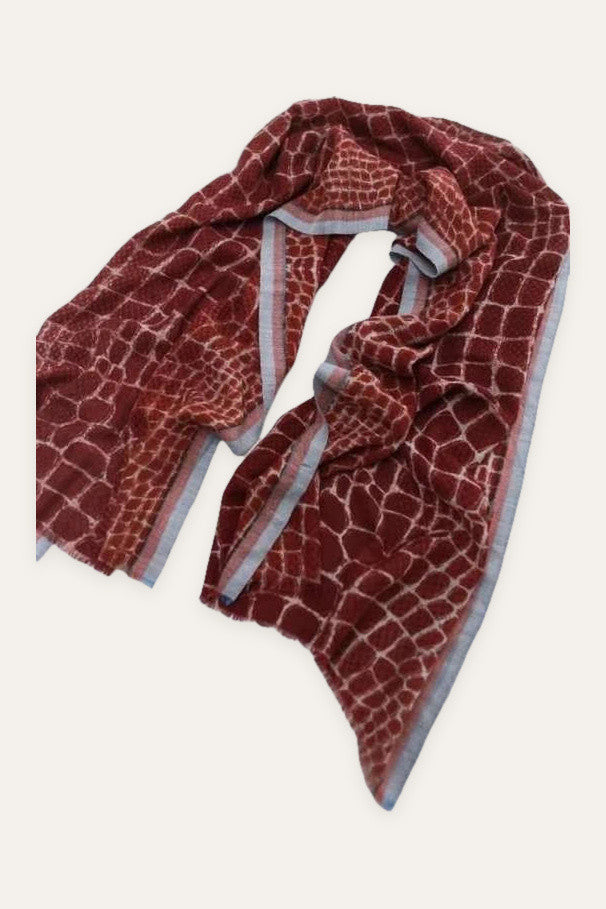 Inouitoosh wool silk shawl scarf