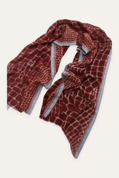 Inouitoosh wool silk shawl scarf