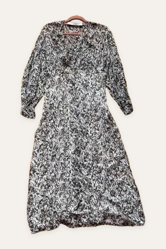 IRO multicolour viscose midi dress