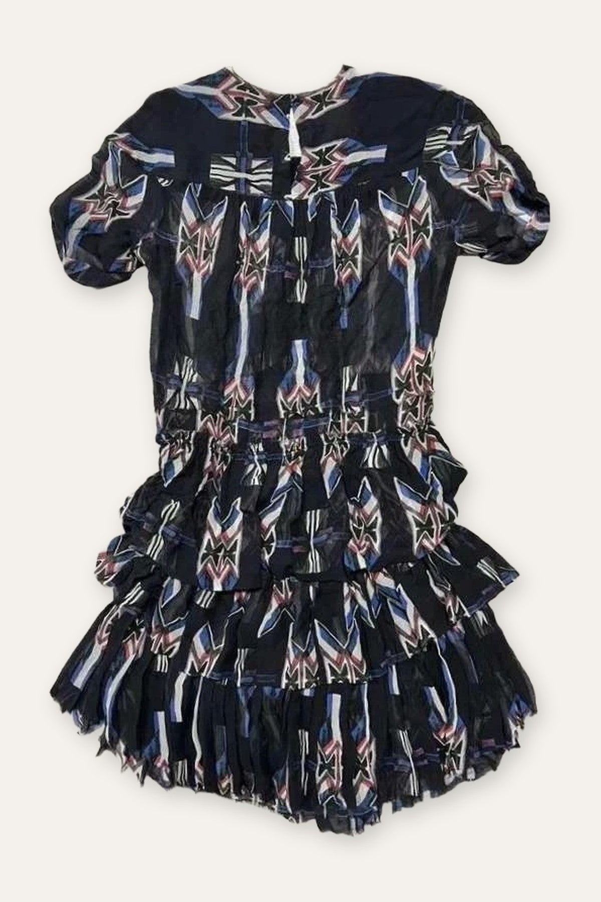 Isabel Marant black silk mini dress - view 2