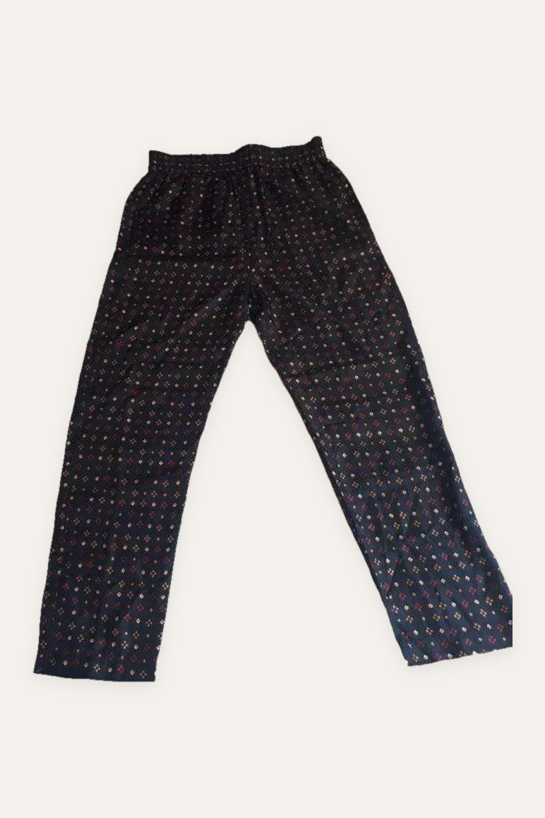 Isabel Marant black silk trousers
