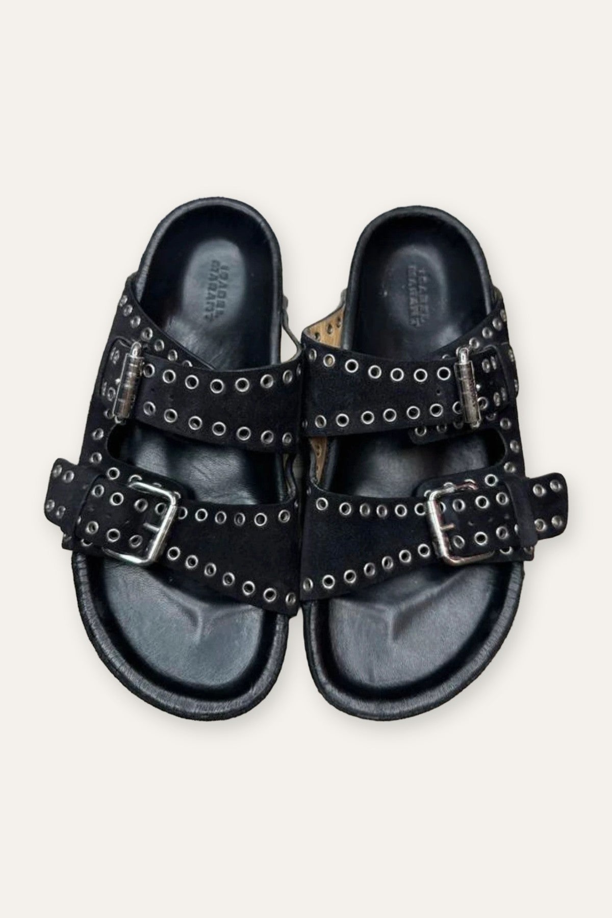 Isabel Marant black suede sandals