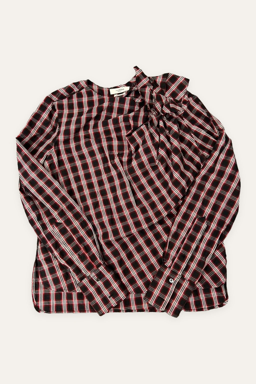 Isabel Marant cotton asymmetric blouse shirt