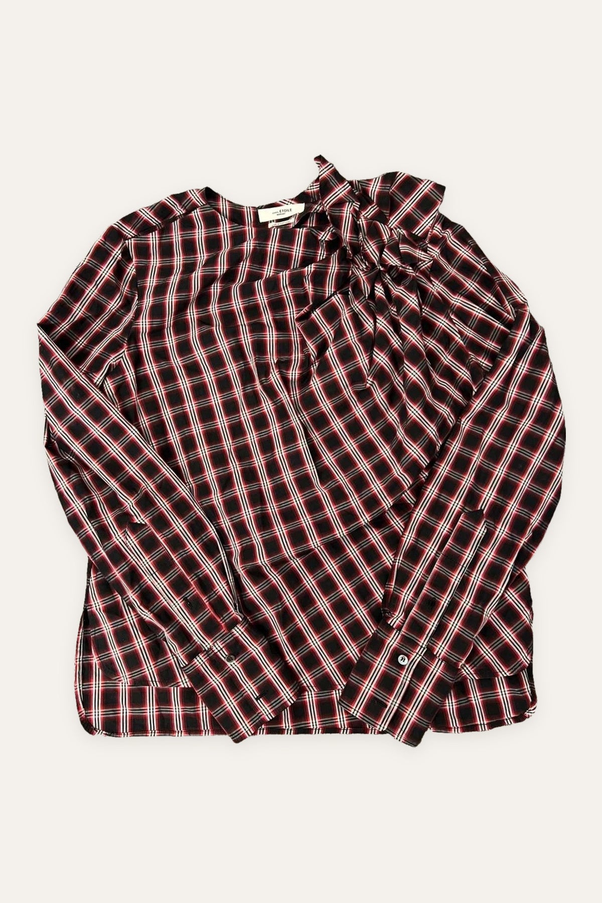 Isabel Marant cotton asymmetric blouse shirt