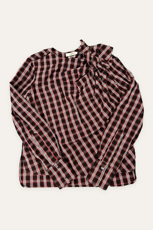 Isabel Marant cotton asymmetric blouse shirt