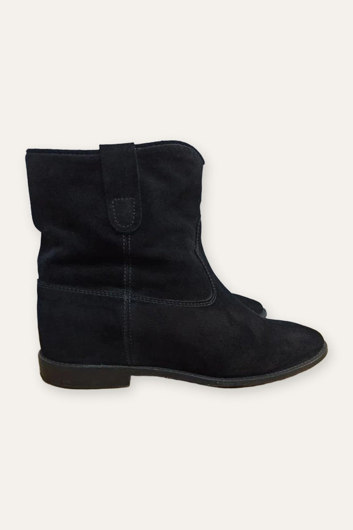 Isabel Marant Crisi black suede ankle boots
