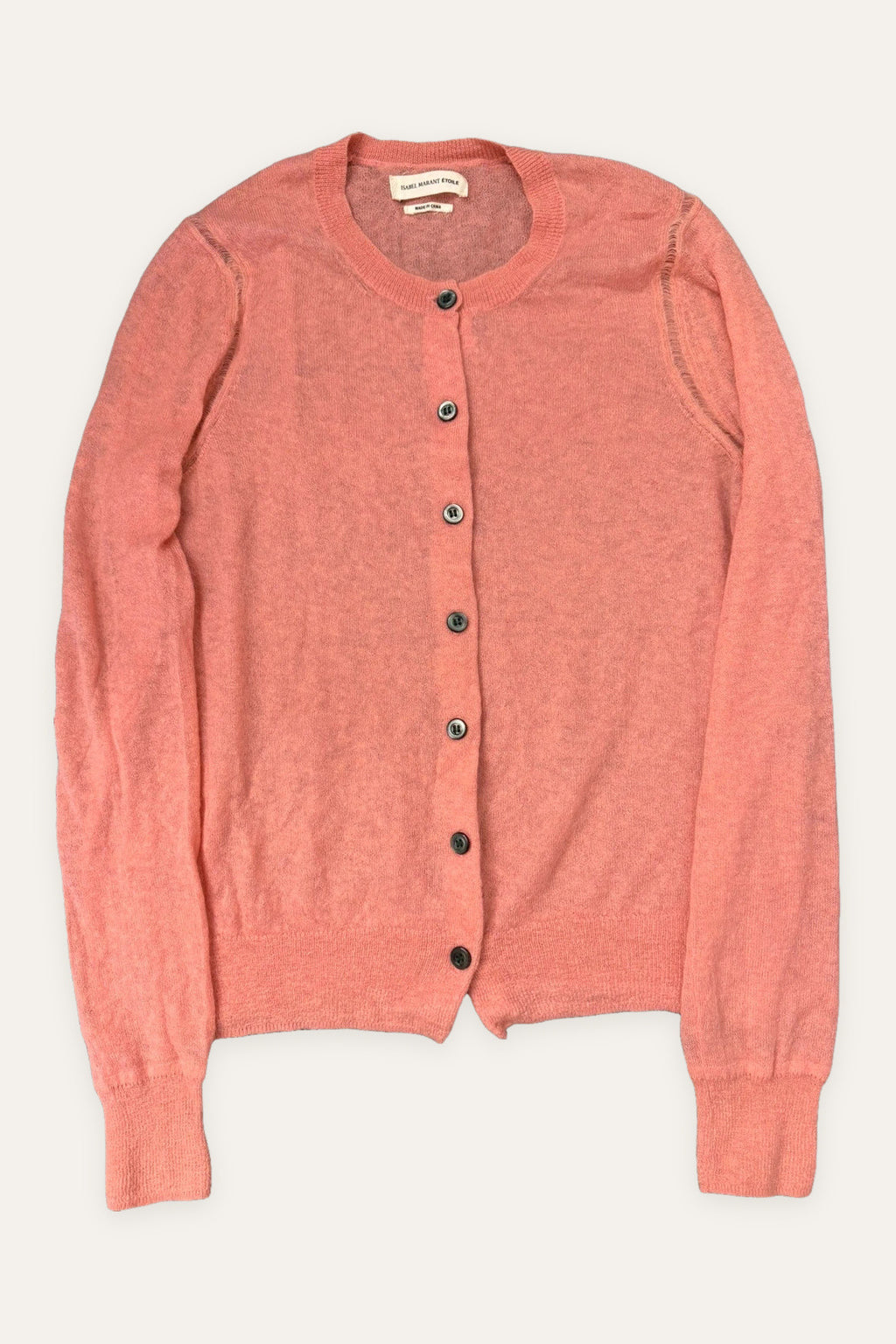 Isabel Marant Étoile baby alpaca pink cardigan
