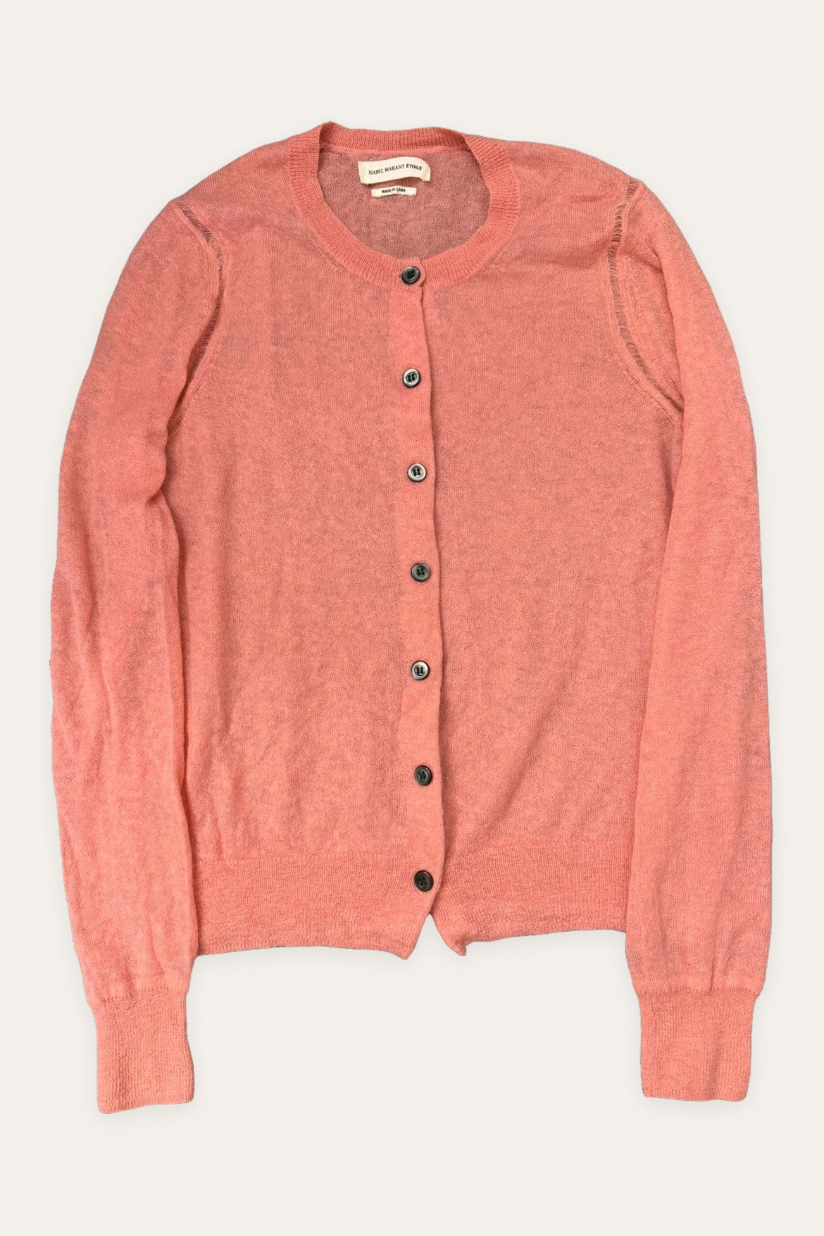 Isabel Marant Étoile baby alpaca pink cardigan