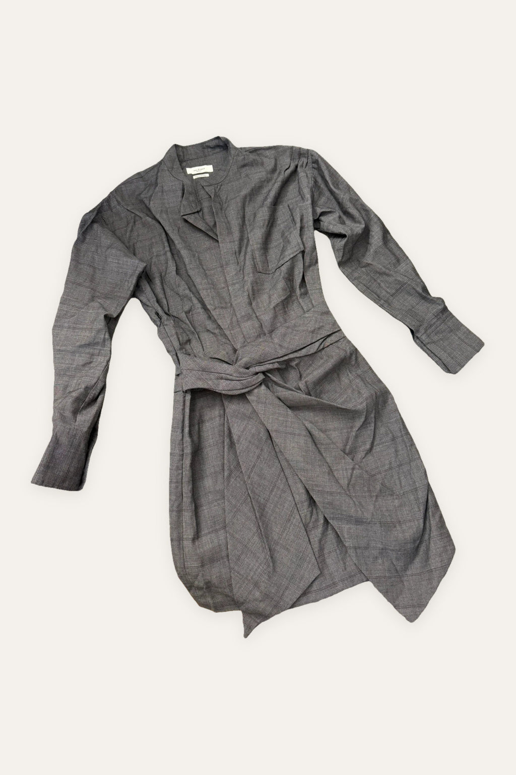 Isabel Marant Étoile grey wool shirt dress
