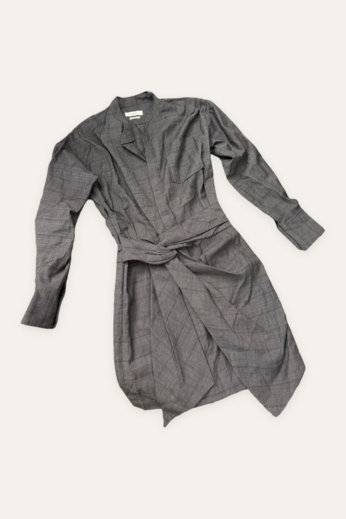 Isabel Marant Étoile grey wool shirt dress