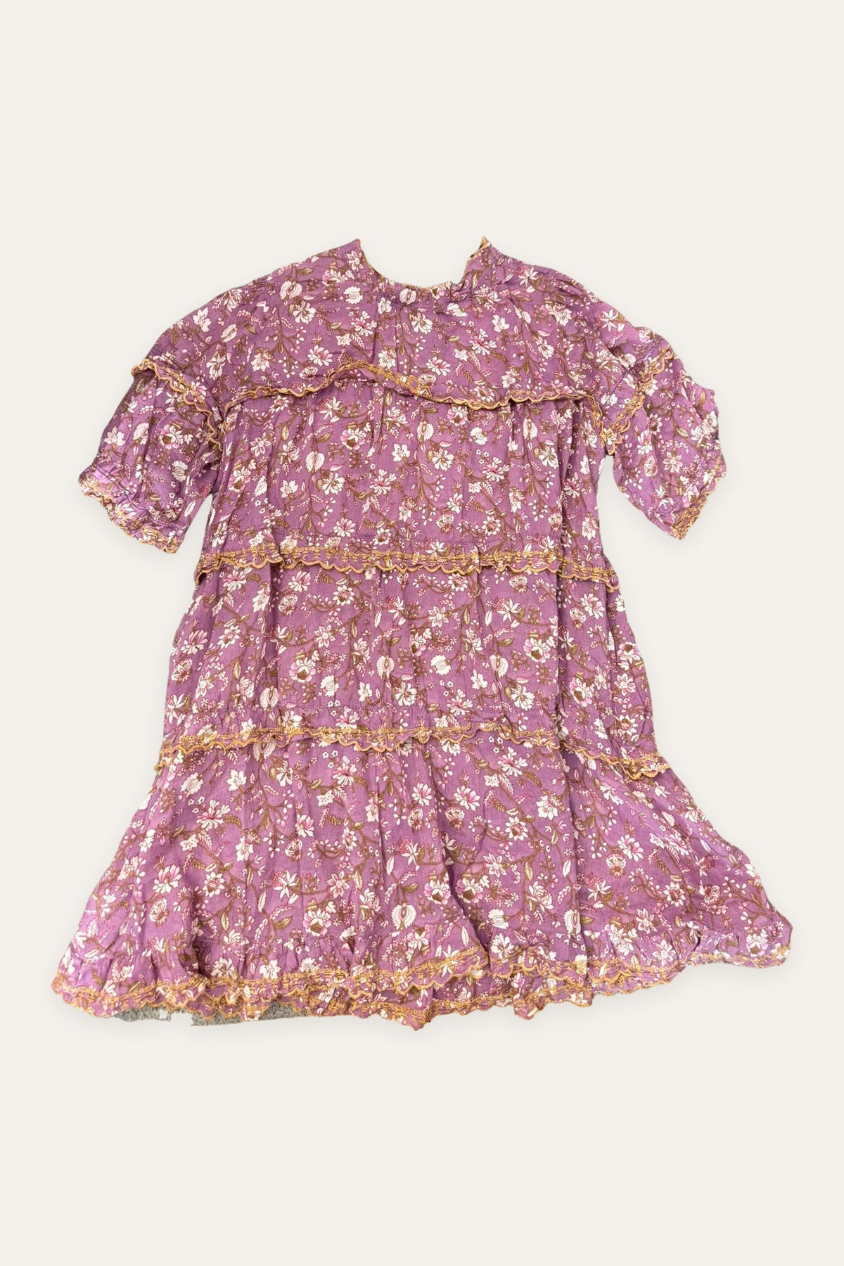 Isabel Marant Étoile lilac purple cotton embroidered dress