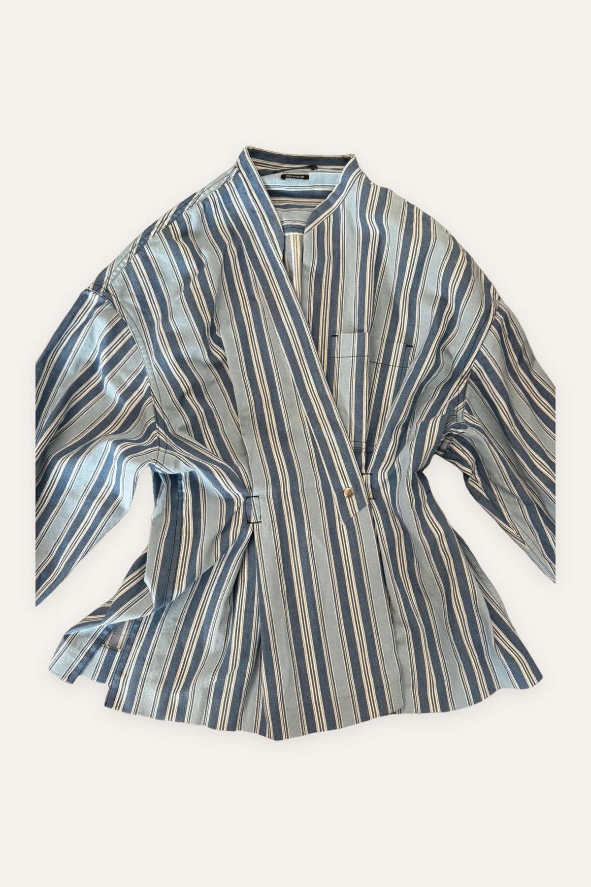 Isabel Marant white denim striped blouse