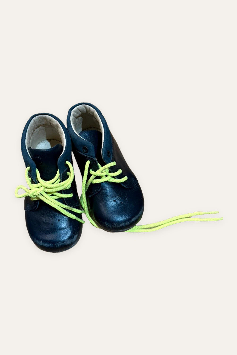 Jacadi navy leather boots