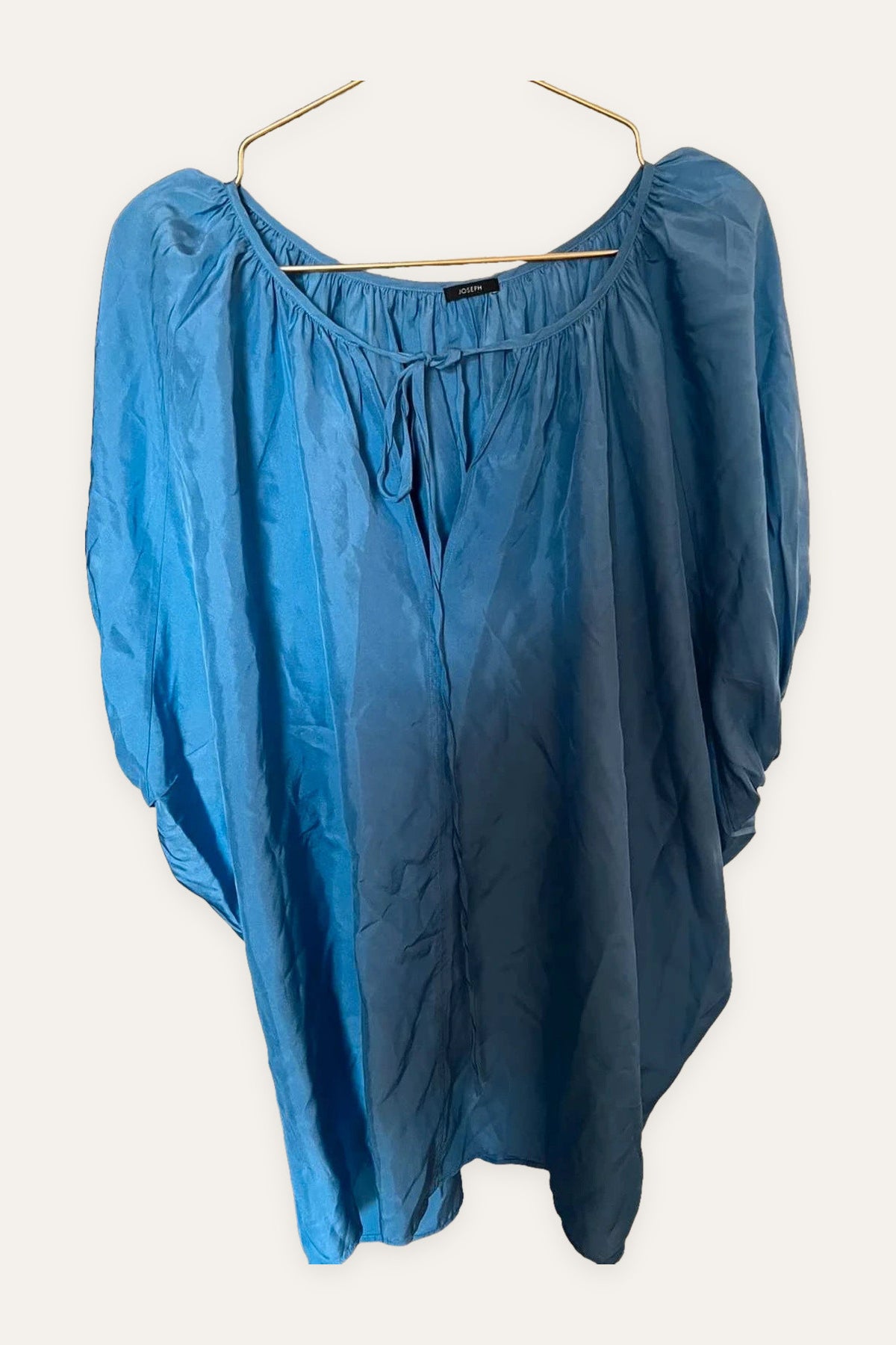 Joseph blue silk top blouse