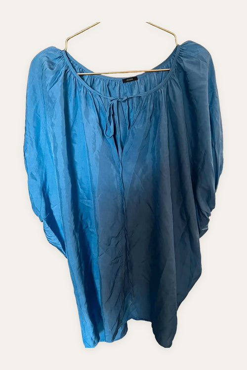 Joseph blue silk top blouse