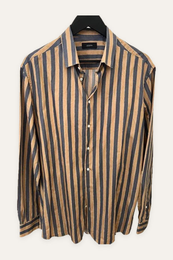 Joseph cotton striped shirt