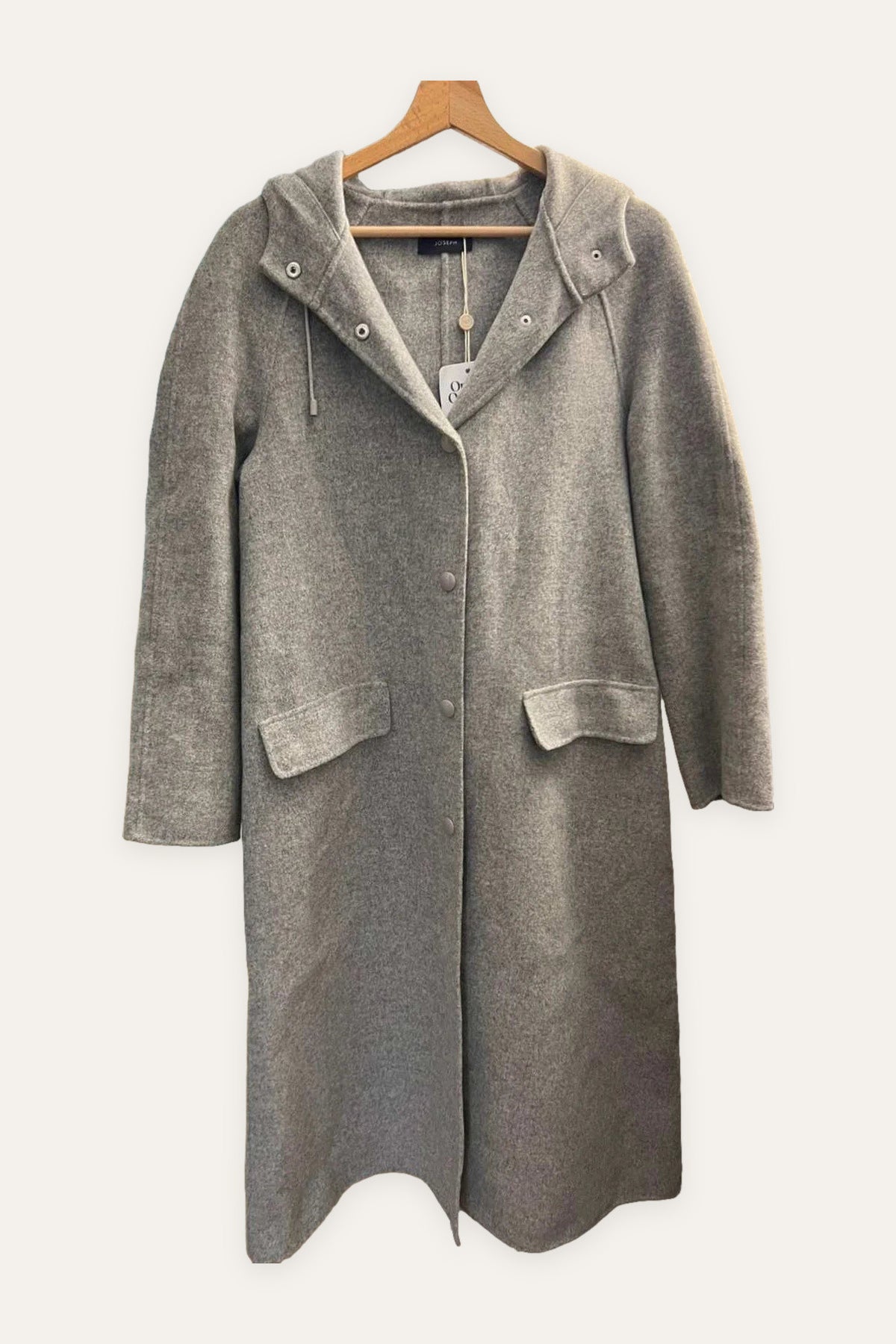 Joseph new Rowen double wool grey long coat