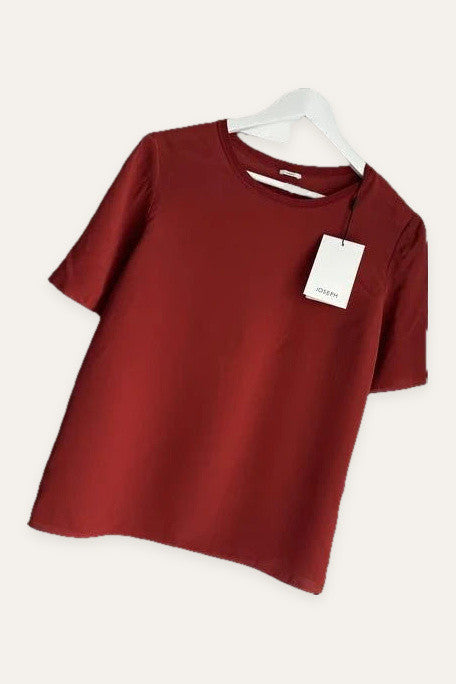 Joseph new Rubin silk crepe top