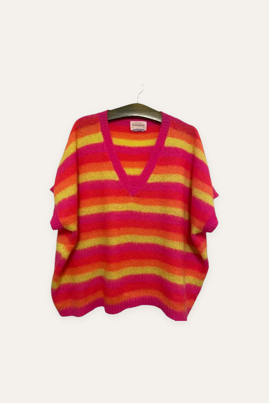 Les Tricots de Léa mohair sleeves vest