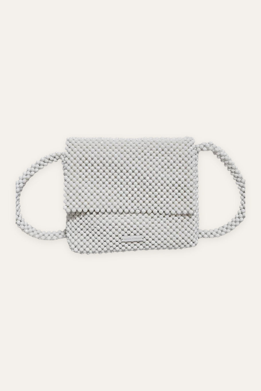 Loeffler Randall white shoulder bag