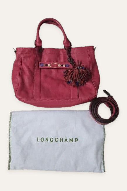 Longchamp 3D limited edition leather bag