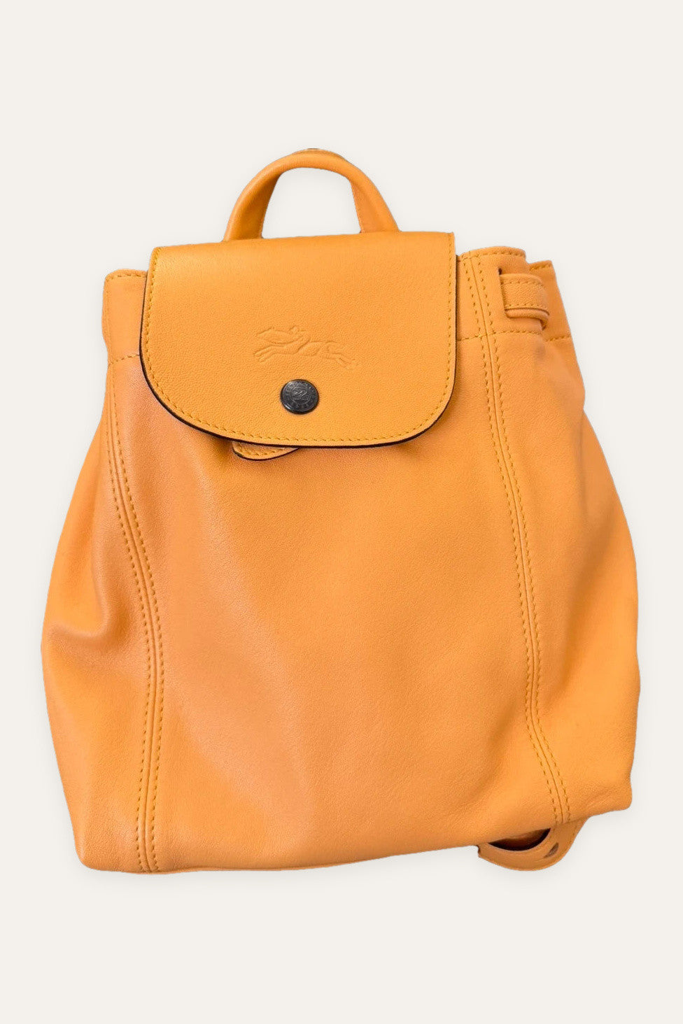 Longchamp le pliage melon new leather backpack