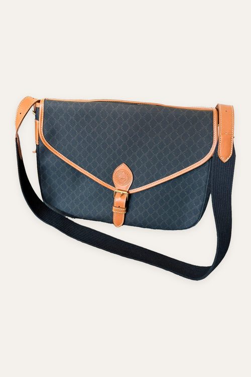 Longchamp new vintage monogram canvas leather bag