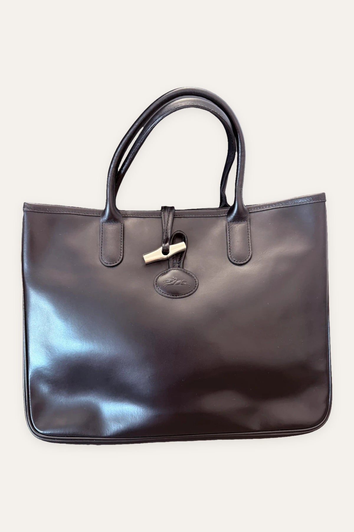 Longchamp roseau black handbag