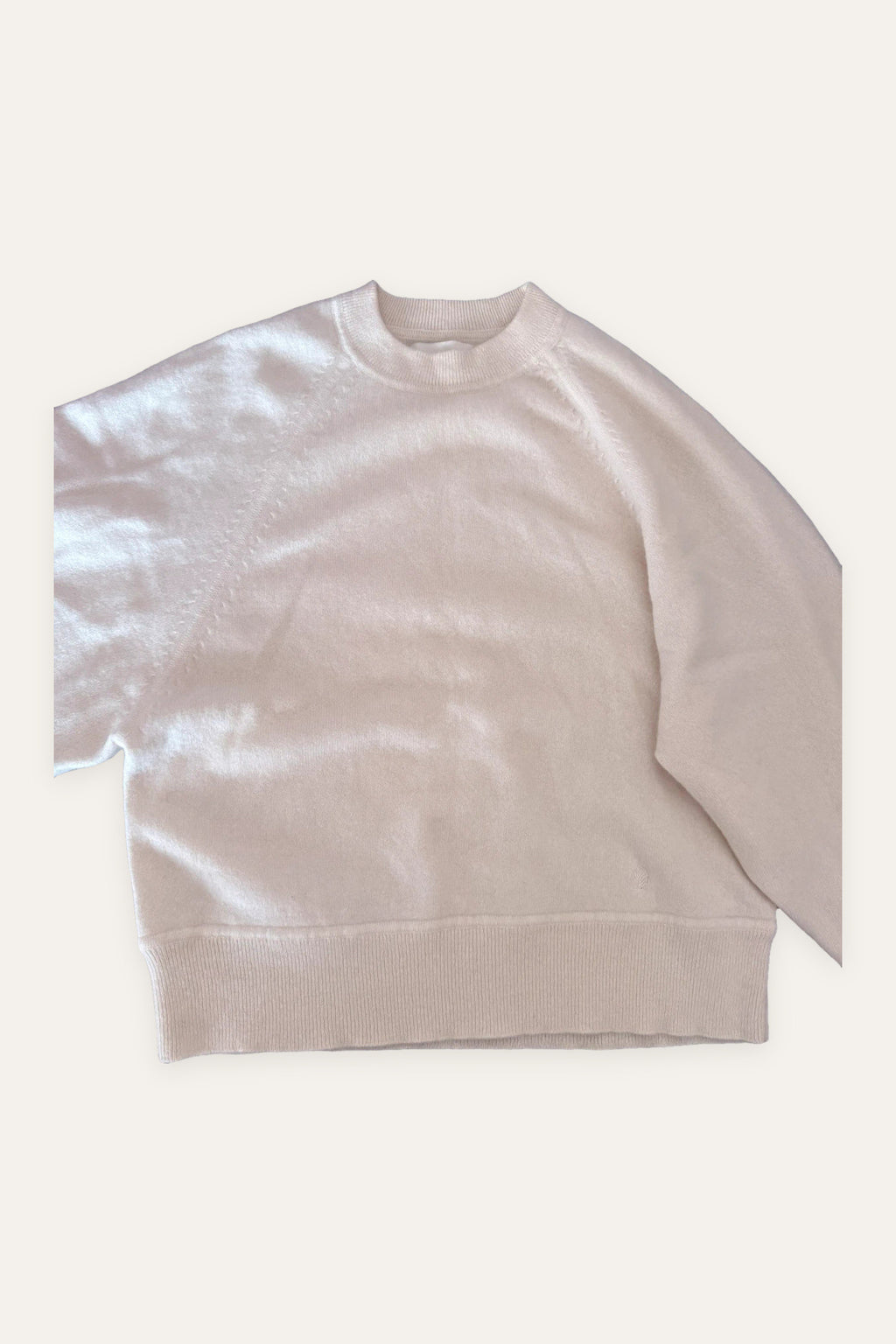 Loulou Studio white cashmere sweater jumper