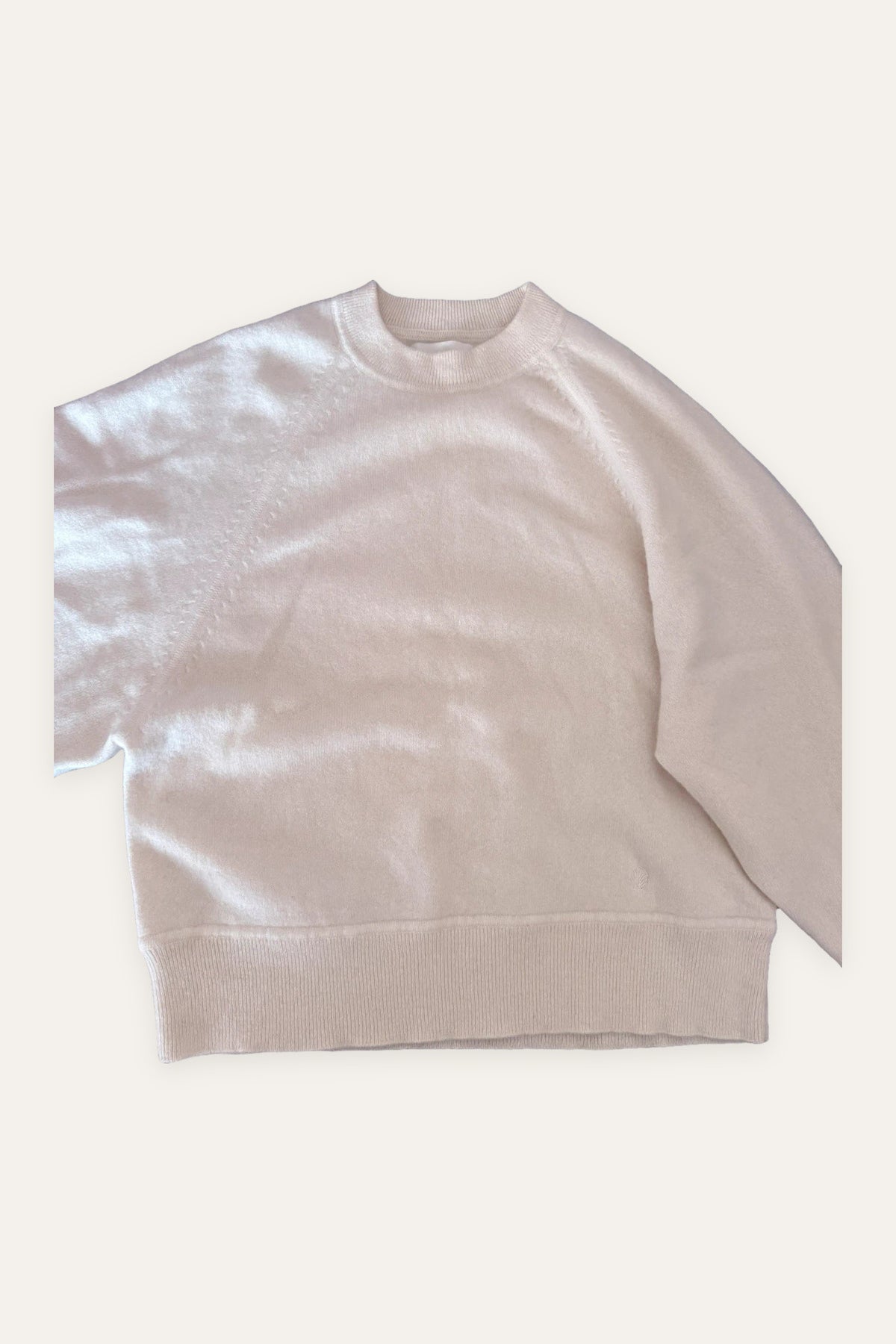 Loulou Studio white cashmere sweater jumper