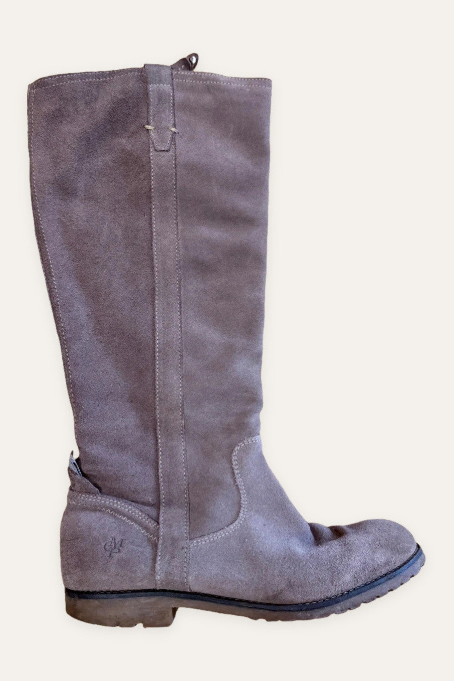 Marc O'Polo taupe suede high boots