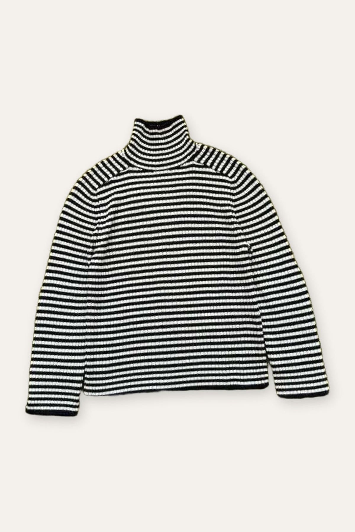 Max Mara Harlem striped wool turtleneck jumper sweater