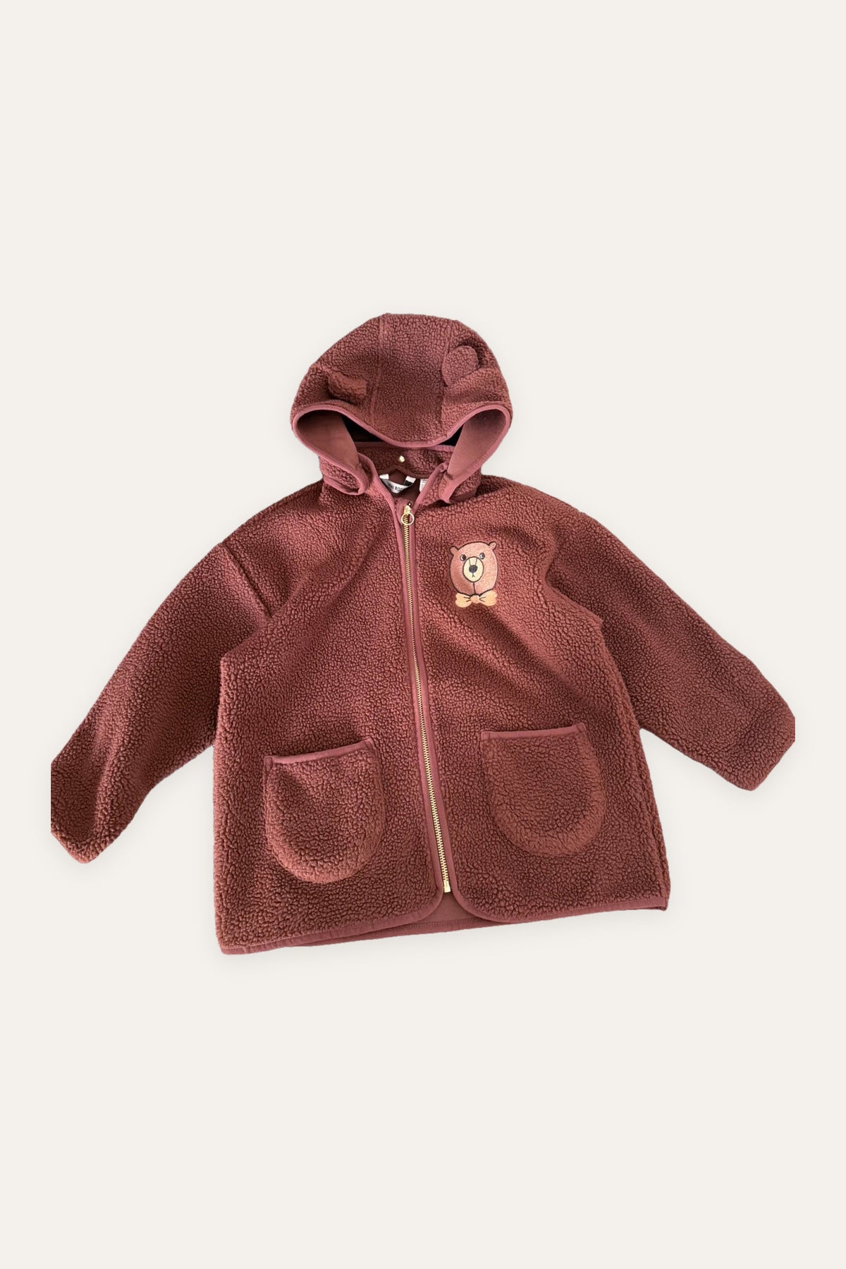 Mini Rodini brown Teddy jacket