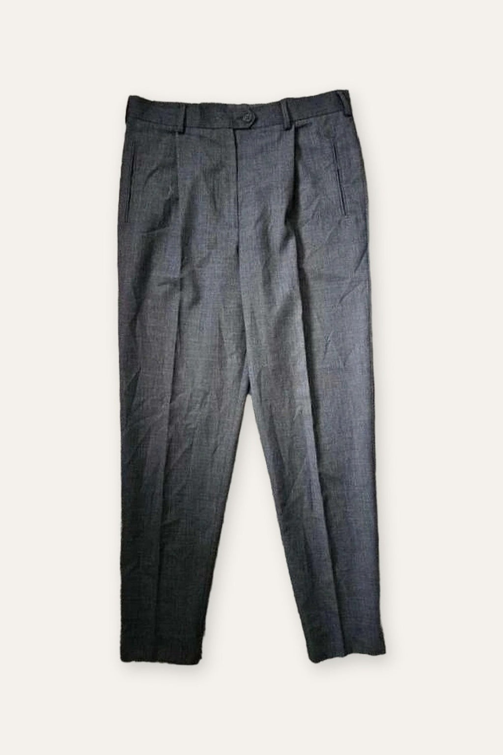 Peserico grey wool classic trousers
